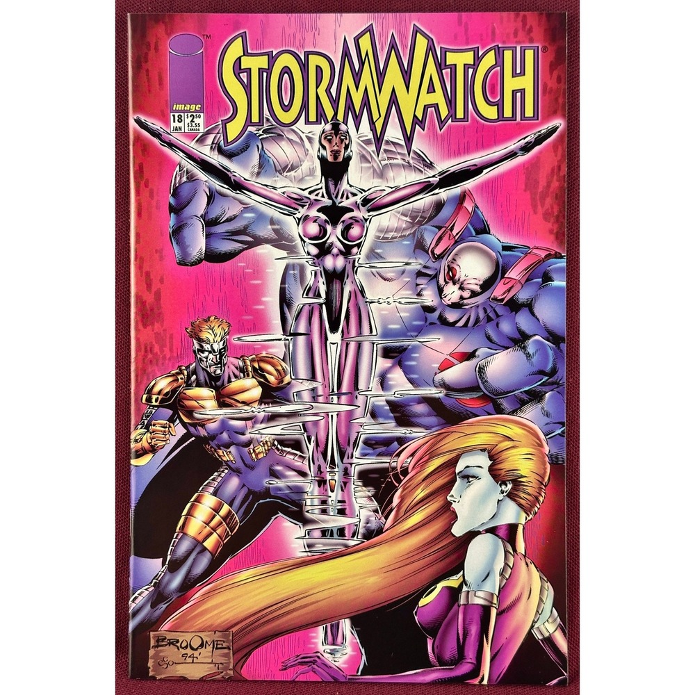 Stormwatch 18 Comic Book Image Comics 1994 Wildstorm Jim Lee Art Bronze Age